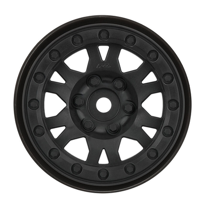 PROLINE Impulse 1.9in Fr/Rr Black Beadlock Crawler Wheels 12mm 2pcs - PRO276903