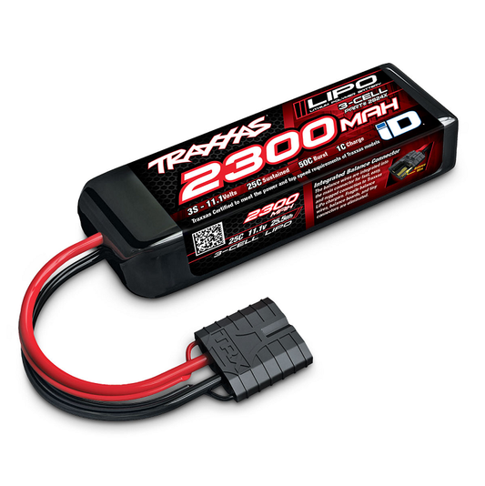 TRAXXAS 2300mah 11.1V 25C Lipo Battery w/ ID Plug - 2824X