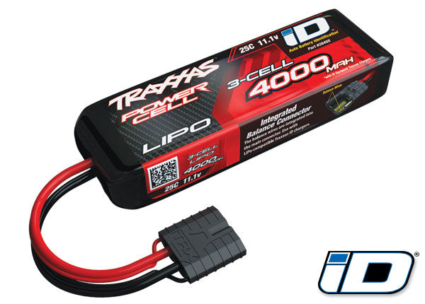 TRAXXAS 4000mah 11.1V 25C Lipo Battery w/ ID Plug - 2849X
