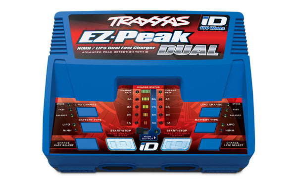TRAXXAS EZ-Peak 100W Dual Nimh/ Lipo Battery Charger - 2972A