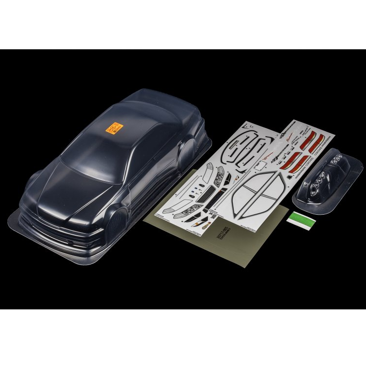 HPI T&E Vertex Ridge JZX100 Toyota Mark II Clear 200mm Body Shell - HPI-30721