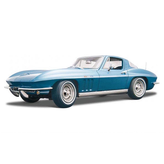 MAISTO 1965 Chevrolet Corvette Coupe Blue 1:18 - 31640BLU
