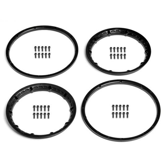 HPI HD Black Beadlock Rings suit Baja 2sets - HPI-3271