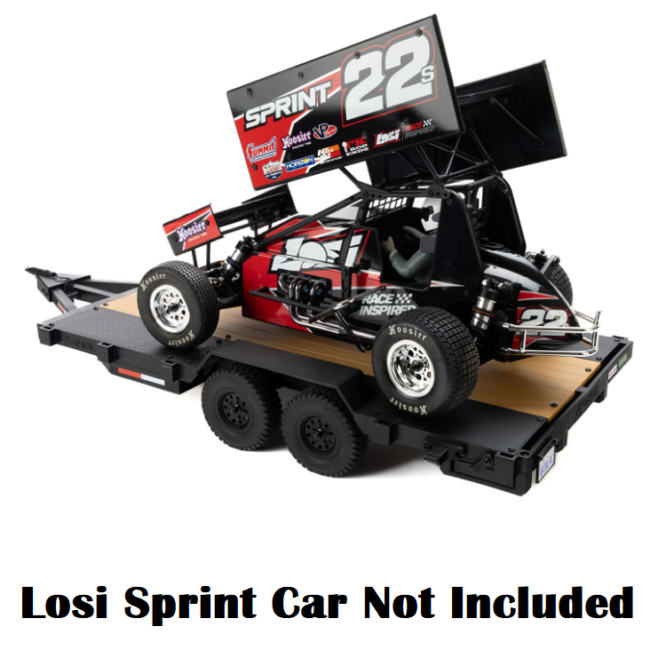 AXIAL SCX10 1:10 Flat Bed Vehicle Trailer - AXI-3409