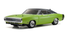 KYOSHO 1970 Dodge Charger Sublime Green 1:10 Fazer 4wd Mk2 w/ Brushed Motor FZ02L - KYO-34417T2