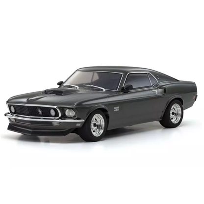 KYOSHO 1969 Ford Mustang Boss 429 Black Jade 1:10 Fazer Mk2 w/ Syncro 2.4Ghz Radio & Brushed Motor FZ02L - KYO-34437T1