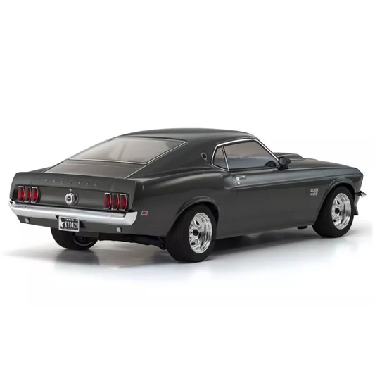 KYOSHO 1969 Ford Mustang Boss 429 Black Jade 1:10 Fazer Mk2 w/ Syncro 2.4Ghz Radio & Brushed Motor FZ02L - KYO-34437T1