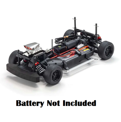 KYOSHO 1970 Chevy Chevelle Dark Blue Supercharged 1:10 Fazer FZ02 chassis detail - KYO-34494T1