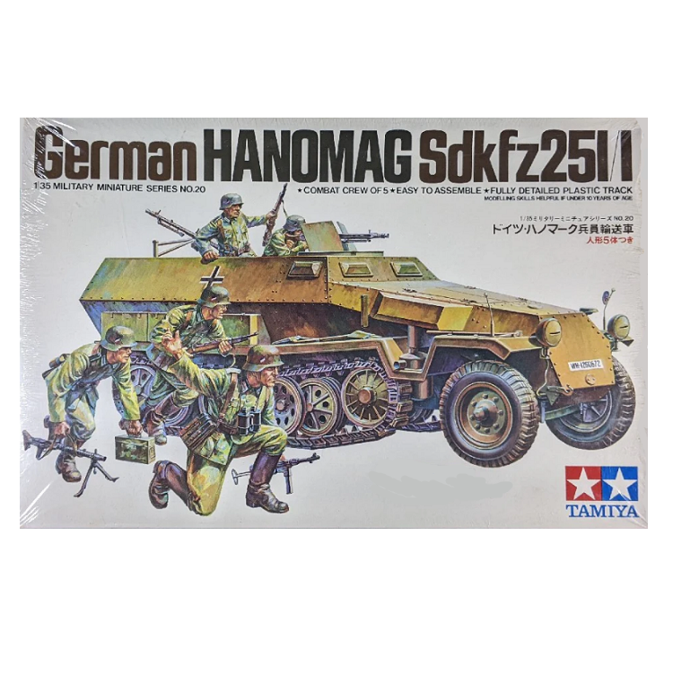 TAMIYA German Hanomag Sd.Kfz.251/1 Half Track Tank 1:35 - 35020