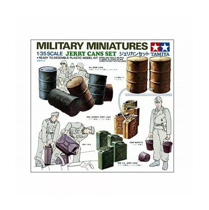 TAMIYA Jerry Can, Barrel & Bucket Set 1:35 - 35026