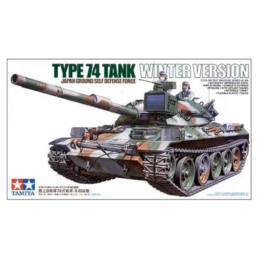 TAMIYA Type 74 Tank Japan Ground Self Defence Force Winter Version 1:35 - 35168
