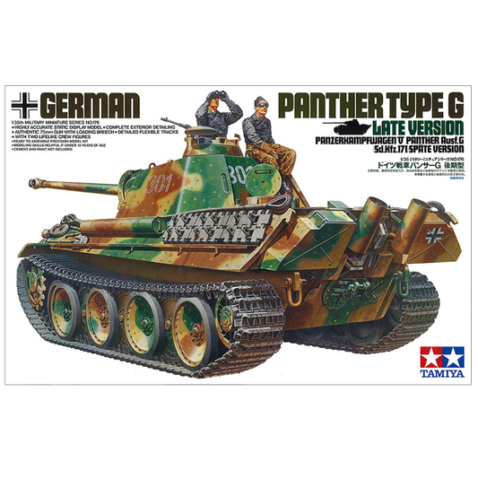 TAMIYA German Panther Type-G Tank 1:35 - 35176