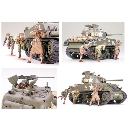 TAMIYA U.S. M4A3 Sherman Tank 75mm Gun Late Model 1:35 - 35250