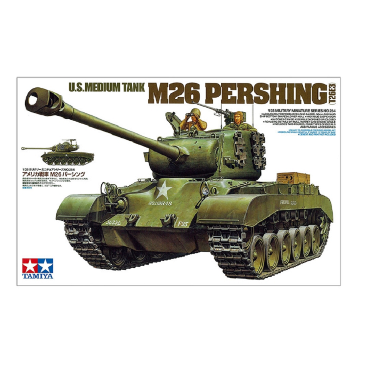 TAMIYA U.S. M26 Pershing Tank 1:35 - 35254