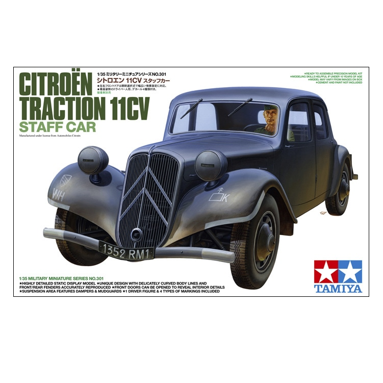 TAMIYA Citroen Traction 11CV Staff Car 1:35 - 35301