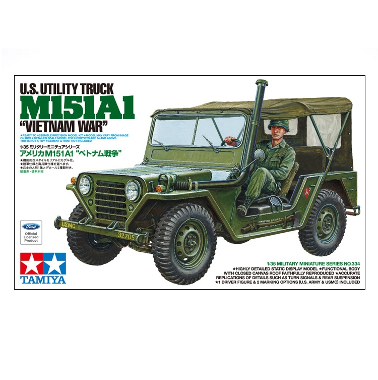 TAMIYA U.S. Utility Truck M151A1 Vietnam 1:35 - 35334
