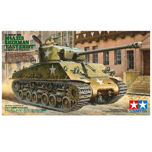 TAMIYA U.S. M4A3E8 Sherman Tank Easy-8 Euro Theater 1:35 - 35346