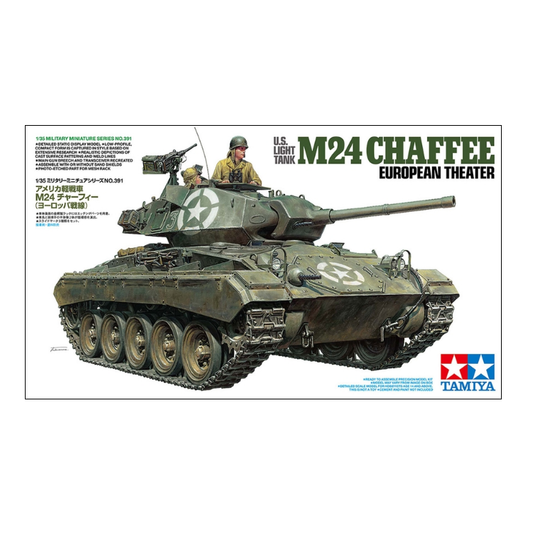 TAMIYA U.S. Light Tank M24 CHAFFEE European Theatre 1:35 - 35391