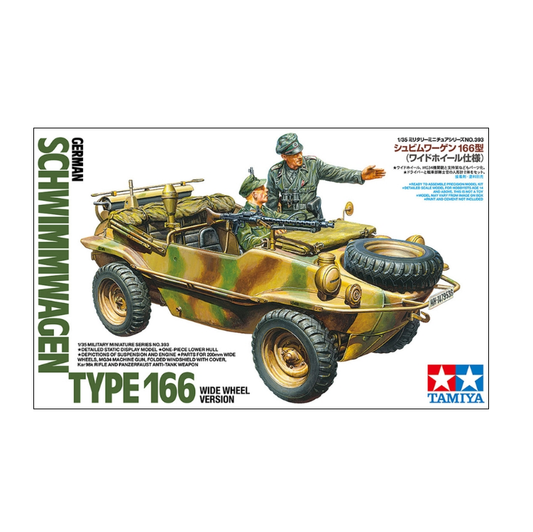 TAMIYA German Schwimmwagen T166 Wide Wheel Version 1:35 - 35393
