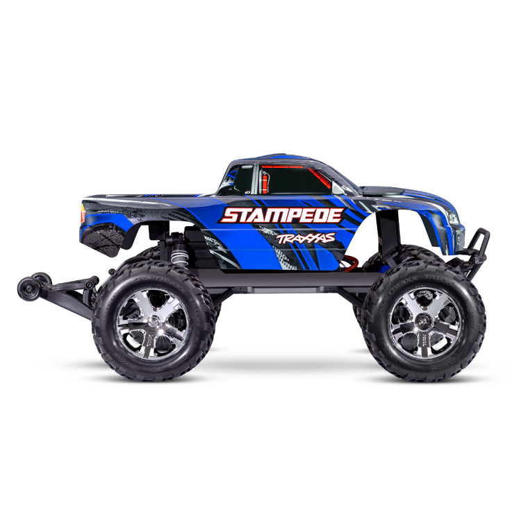 TRAXXAS STAMPEDE 2wd Monster Truck Blue w/ Battery & USB-C Charger - 36254-8BLUE