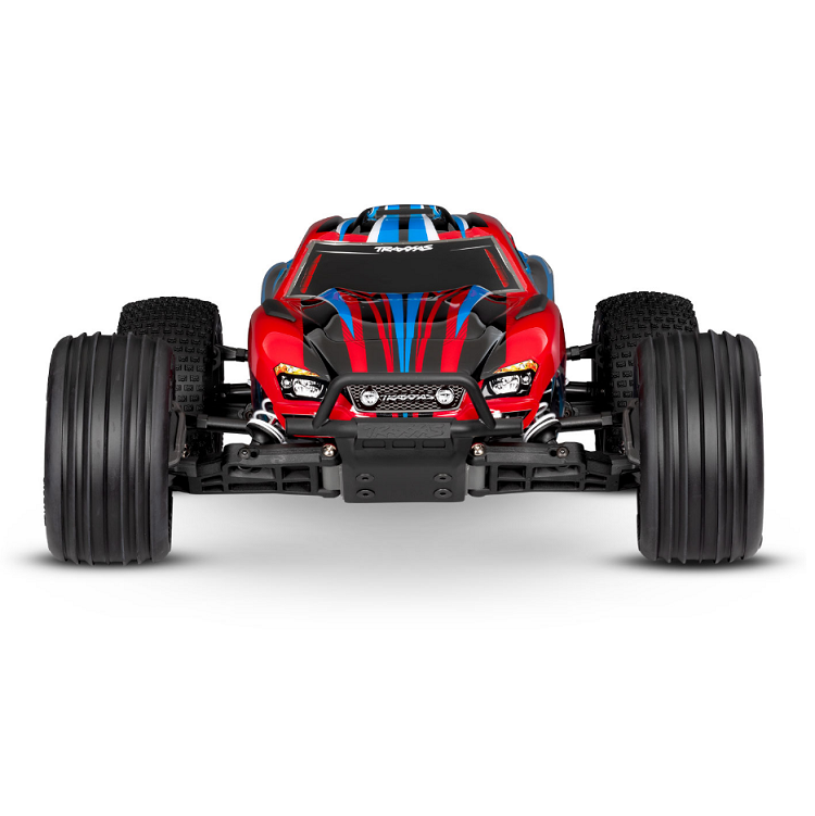 8red TRAXXAS RUSTLER 2wd Stadium Truck Red w/ 2.4GHz Radio, Brushed Motor ...