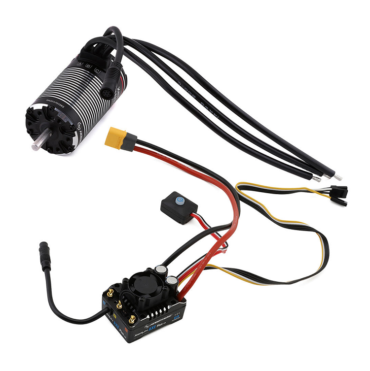 HOBBYWING XeRun 3300Kv AXE550 R2 Sensored Brushless Crawler Motor & AXE+ R3 135A ESC Combo - HW38020389