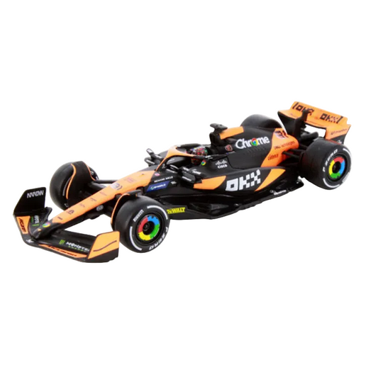 BBURAGO F1 2024 McLaren MCL38 #81 Piastri with Helmet 1:43 - 38215P