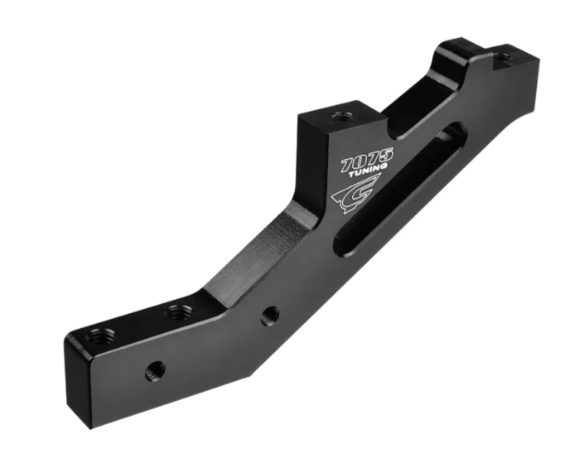 TEAM CORALLY Xtreme Fr Chassis Brace 7075-T6 Black Aluminium - C-00180-387-2
