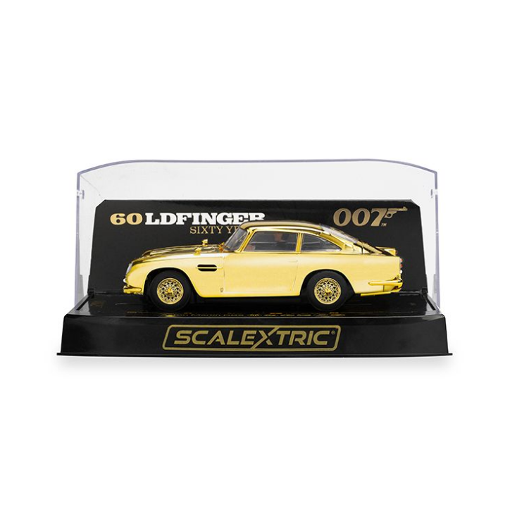 SCALEXTRIC James Bond Aston Martin DB5 Goldfinger 60th Anniversary Gold Edition - C4550A