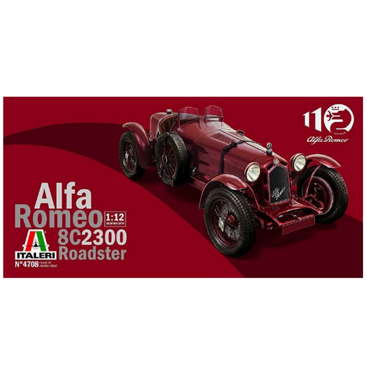 ITALERI Alfa Romeo 8c/2300 Roadster 110th Anniversary 1:12 - 4708S