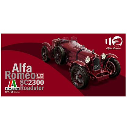 ITALERI Alfa Romeo 8c/2300 Roadster 110th Anniversary 1:12 - 4708S