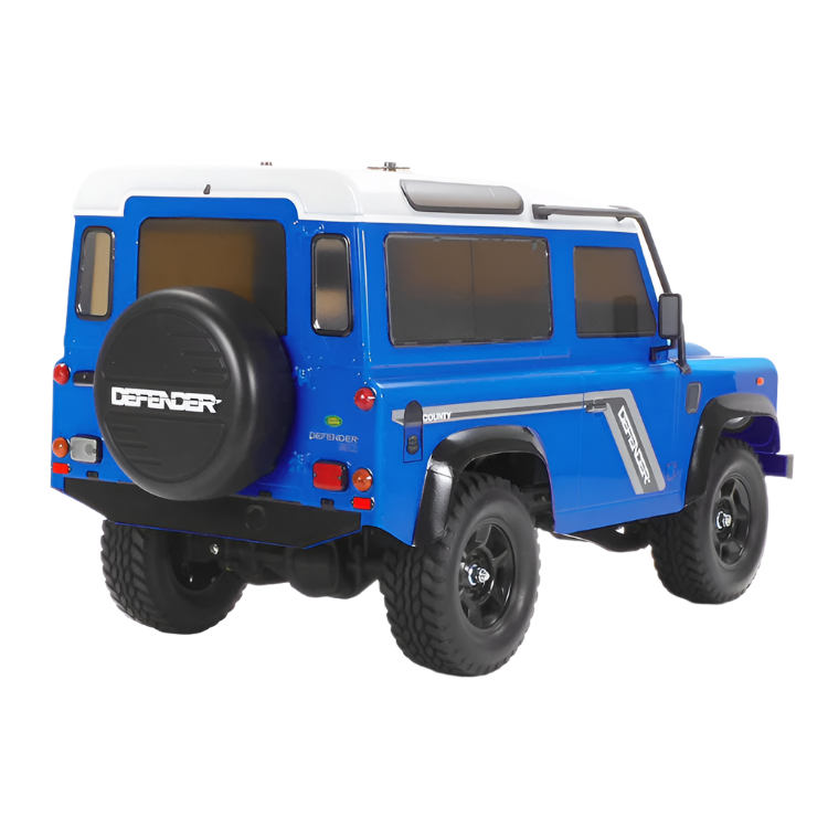 TAMIYA LAND ROVER DEFENDER 90 CC-02 Light Blue Painted NO ESC Kit 1:10 - 47478A