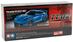 TAMIYA Porsche 911 GT3 993 Blue Painted Body TT-02 Kit 1:10 NO ESC - 47496A