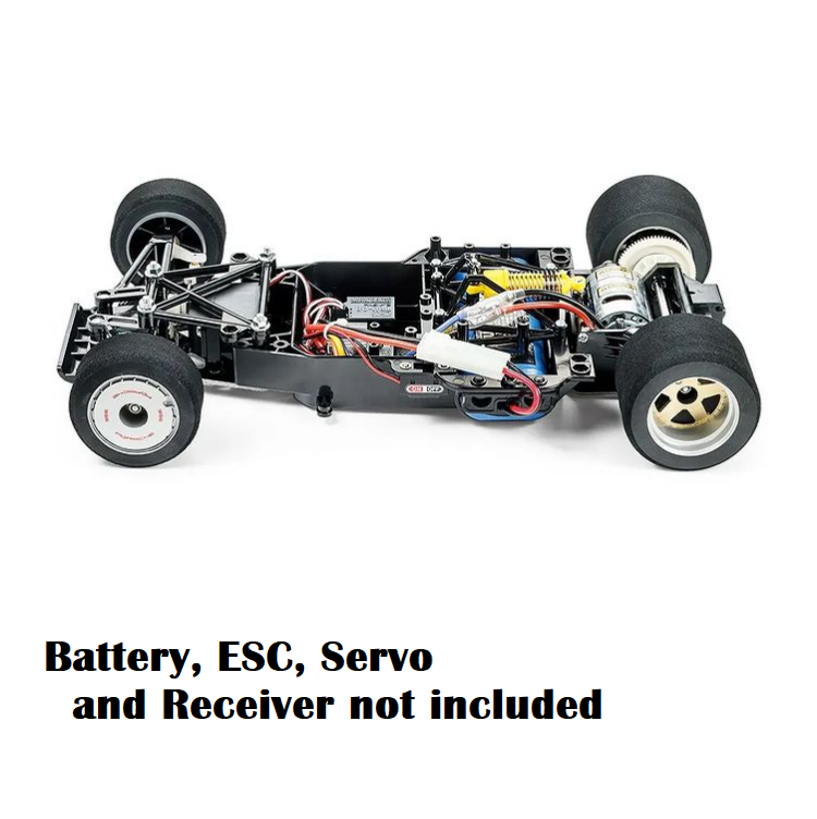 TAMIYA 1983 Porsche 956 LeMans Group C Kit 1:10 chassis detail - 47508