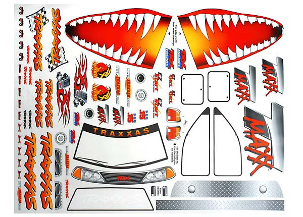 TRAXXAS Decal Sheets Jaws suit T-Maxx - 4913X