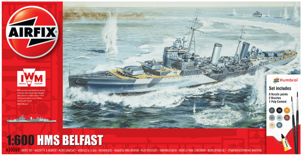 AIRFIX HMS Belfast Gift Set 1:600 - A50069
