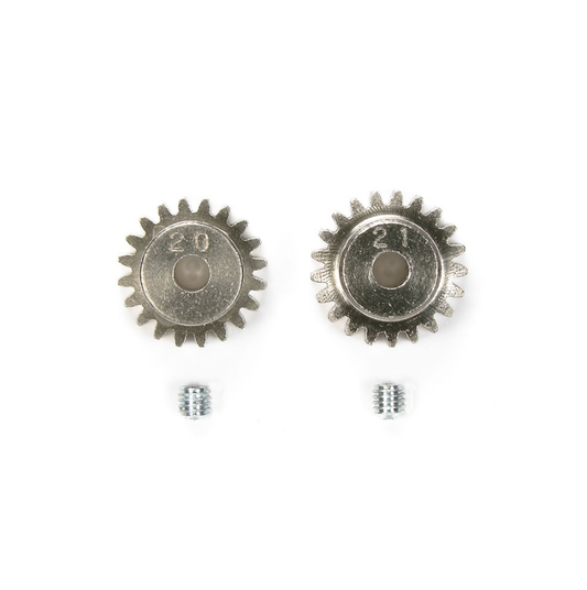 TAMIYA 20T & 21T 0.6P Pinion Gears - 50356