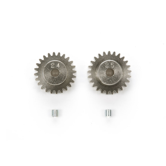 TAMIYA 24T & 25T 0.6P Pinion Gears - 50477