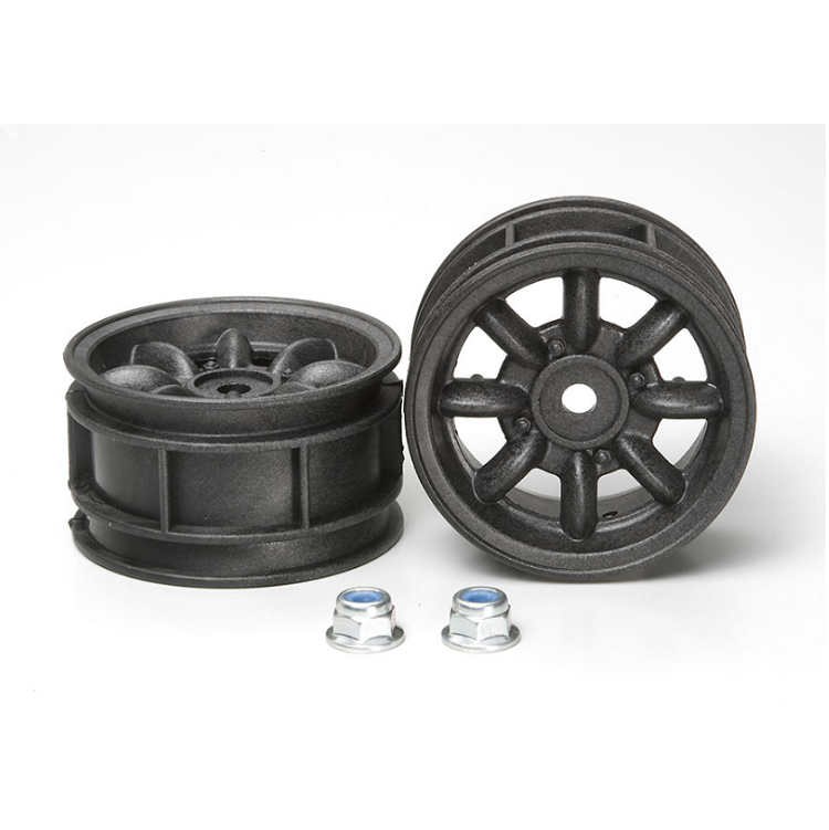 TAMIYA M-Chassis Carbon Reinforced Wheels 2pcs - 53341