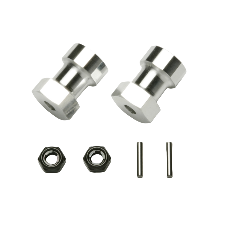 TAMIYA 12mm Wheel Hex Adapters Aluminium suit Frog/ Hornet/ Grasshopper 2pcs - 53913