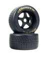 ARRMA DBOOTS HOONS 53/107 Gold 2.9 Belted Tyres on Black 5-Spoke Wheel 17mm Hex 2pcs  AR550085 - ARA550085