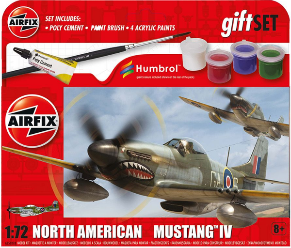 AIRFIX North American Mustang Mk.IV Starter Set 1:72 - A55107