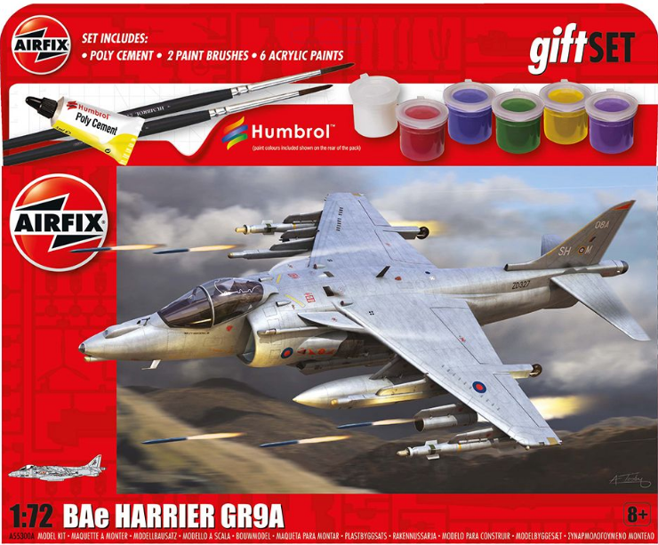 AIRFIX BAe Harrier GR9 Gift Set 1:72 - A55300