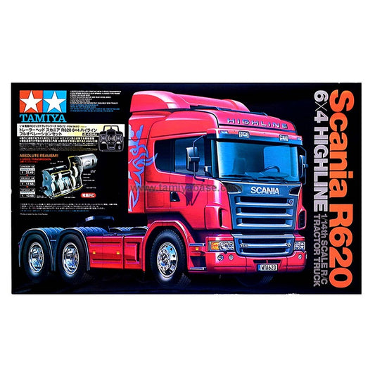 TAMIYA SCANIA R620 6x4 HIGHLINE Tractor Truck Kit 1:14 - 56323