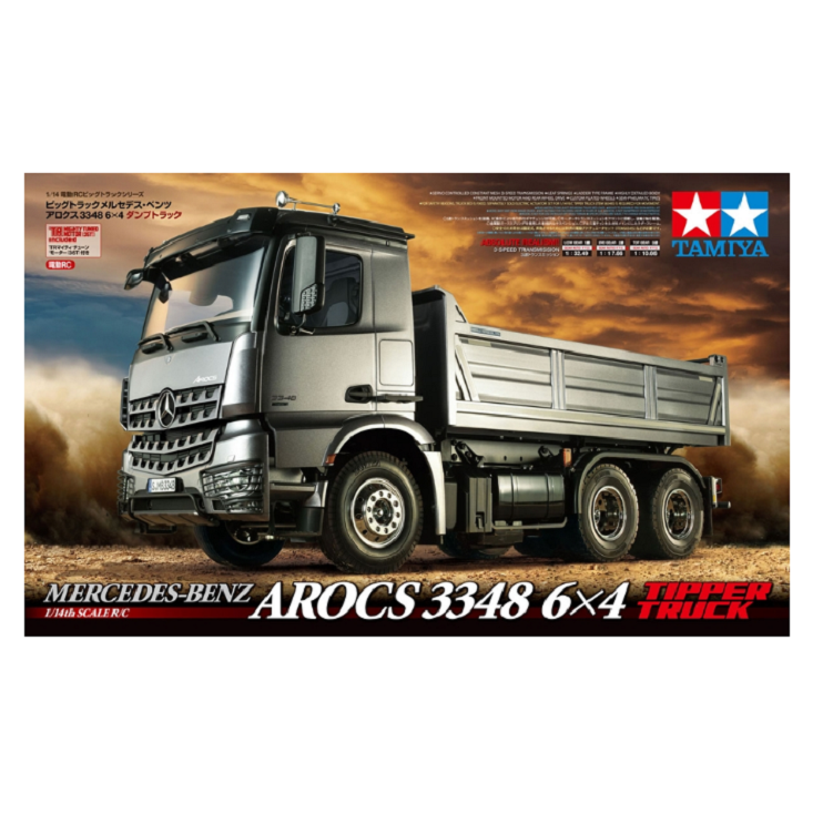 TAMIYA MERCEDES BENZ AROCS 3348 Tipper Truck Kit 1:14 - 56357