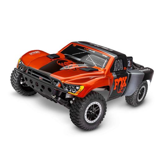 TRAXXAS SLASH 2wd VXL EHD Fox Short Course Truck w/ 3500kv Brushless & TSM - 58376-74FOX