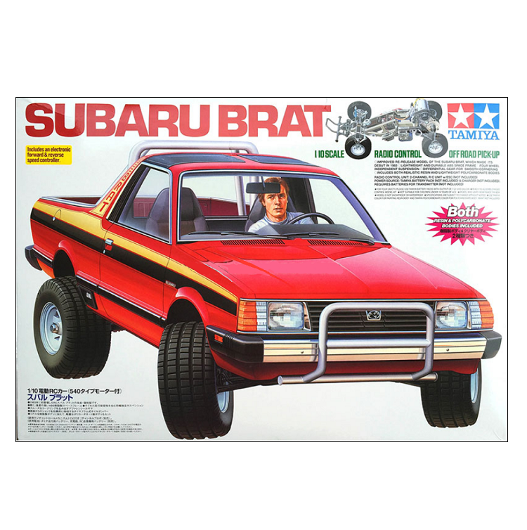 TAMIYA SUBARU BRAT NO ESC Kit 1:10 - 58384