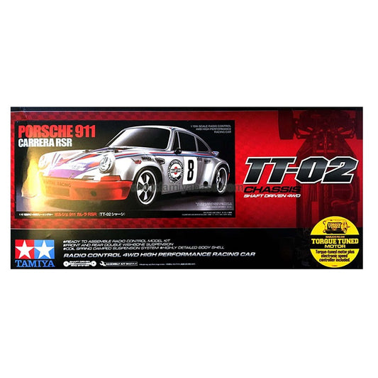 TAMIYA Porsche 911 Carrera RSR TT-02 Kit 1:10 - 58571