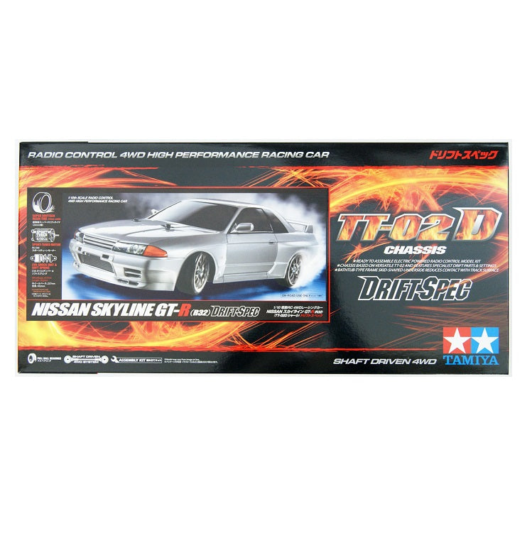TAMIYA NISSAN SKYLINE GT-R R33 TT-02D Kit 1:10 - 58604 – RC Garage ...