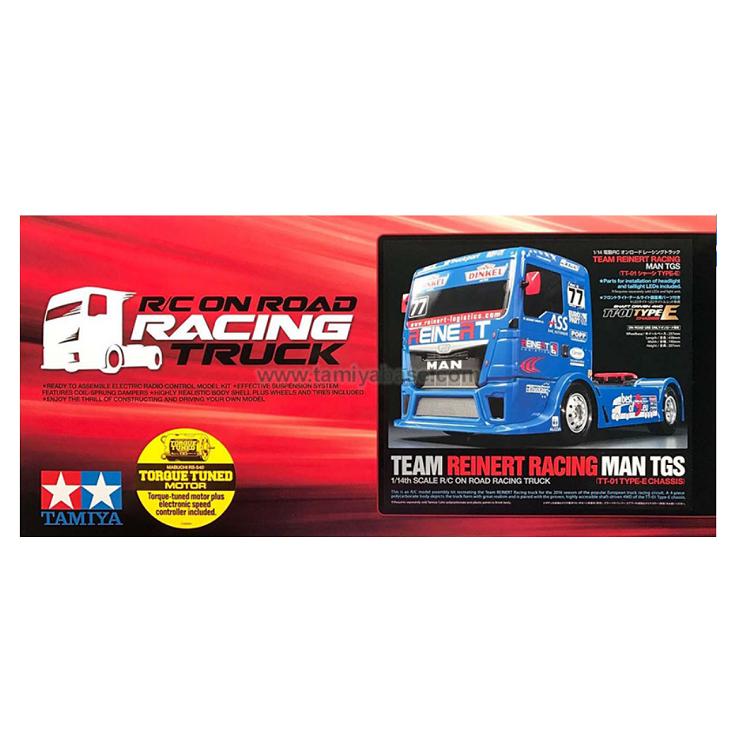 TAMIYA REINERT RACING MAN TGS TT-01E Kit 1:10 - 58642